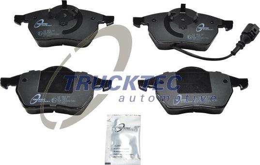 Trucktec Automotive 07.35.104 - Kit de plaquettes de frein, frein à disque cwaw.fr