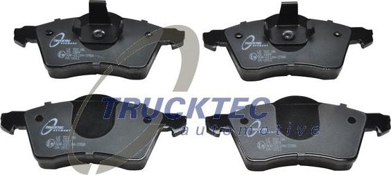 Trucktec Automotive 07.35.106 - Kit de plaquettes de frein, frein à disque cwaw.fr