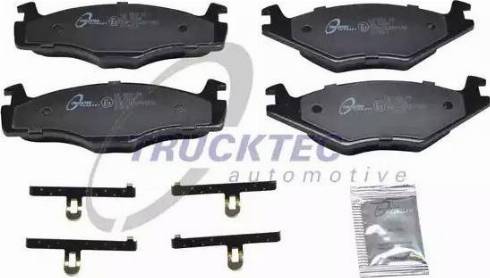 Trucktec Automotive 07.35.101 - Kit de plaquettes de frein, frein à disque cwaw.fr