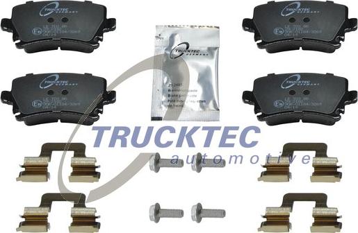 Trucktec Automotive 07.35.138 - Kit de plaquettes de frein, frein à disque cwaw.fr