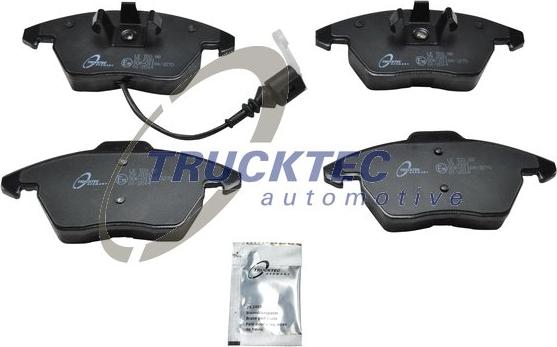 Trucktec Automotive 07.35.137 - Kit de plaquettes de frein, frein à disque cwaw.fr