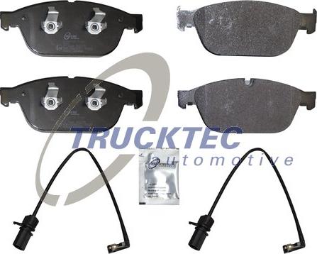 Trucktec Automotive 07.35.310 - Kit de plaquettes de frein, frein à disque cwaw.fr