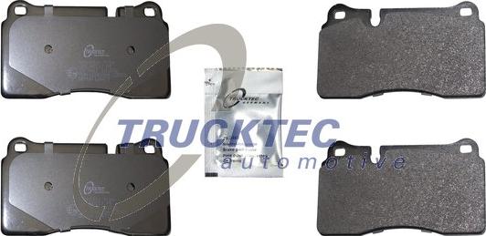 Trucktec Automotive 07.35.311 - Kit de plaquettes de frein, frein à disque cwaw.fr