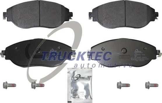 Trucktec Automotive 07.35.330 - Kit de plaquettes de frein, frein à disque cwaw.fr