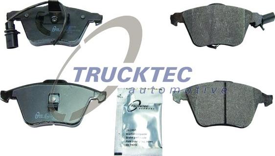 Trucktec Automotive 07.35.244 - Kit de plaquettes de frein, frein à disque cwaw.fr