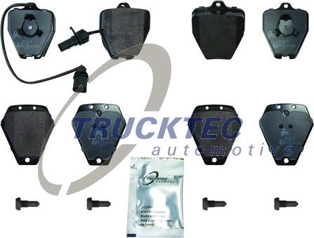 Trucktec Automotive 07.35.246 - Kit de plaquettes de frein, frein à disque cwaw.fr