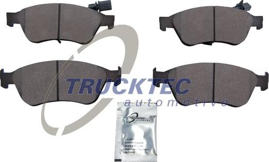 Trucktec Automotive 07.35.241 - Kit de plaquettes de frein, frein à disque cwaw.fr