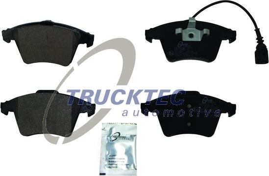 Trucktec Automotive 07.35.248 - Kit de plaquettes de frein, frein à disque cwaw.fr