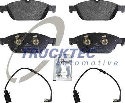 Trucktec Automotive 07.35.259 - Kit de plaquettes de frein, frein à disque cwaw.fr