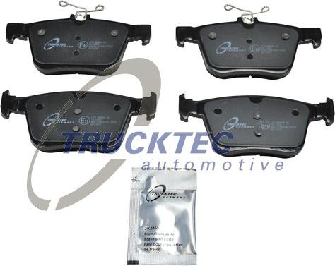 Trucktec Automotive 07.35.262 - Kit de plaquettes de frein, frein à disque cwaw.fr