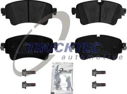 Trucktec Automotive 07.35.285 - Kit de plaquettes de frein, frein à disque cwaw.fr