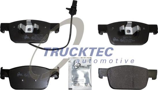 Trucktec Automotive 07.35.286 - Kit de plaquettes de frein, frein à disque cwaw.fr