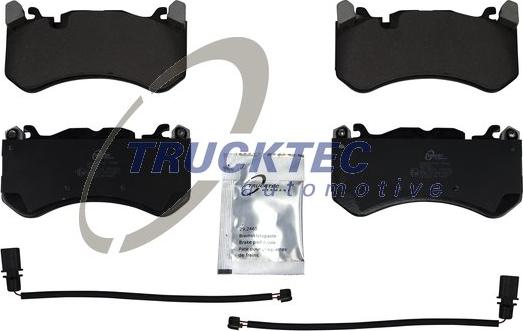 Trucktec Automotive 07.35.288 - Kit de plaquettes de frein, frein à disque cwaw.fr