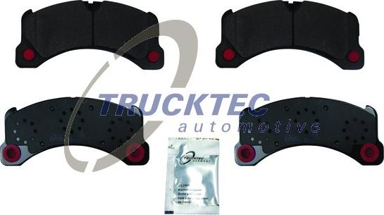 Trucktec Automotive 07.35.282 - Kit de plaquettes de frein, frein à disque cwaw.fr