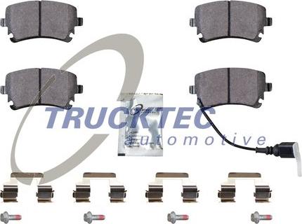 Trucktec Automotive 07.35.239 - Kit de plaquettes de frein, frein à disque cwaw.fr