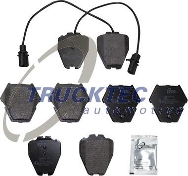 Trucktec Automotive 07.35.230 - Kit de plaquettes de frein, frein à disque cwaw.fr