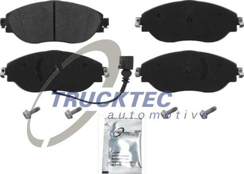 Trucktec Automotive 07.35.221 - Kit de plaquettes de frein, frein à disque cwaw.fr