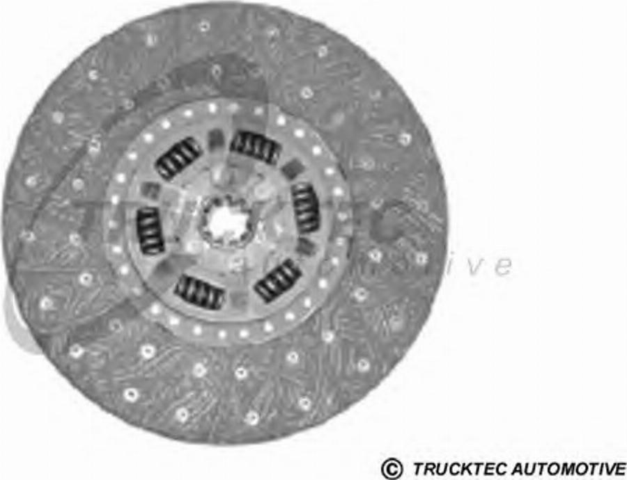 Trucktec Automotive 07.23.102 - Disque d'embrayage cwaw.fr