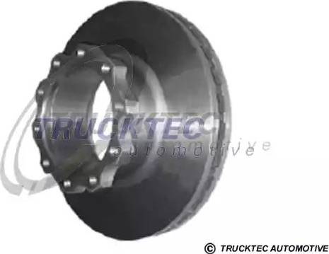 Trucktec Automotive 14.35.009 - Disque de frein cwaw.fr