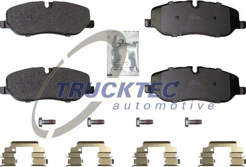 Trucktec Automotive 22.35.119 - Kit de plaquettes de frein, frein à disque cwaw.fr