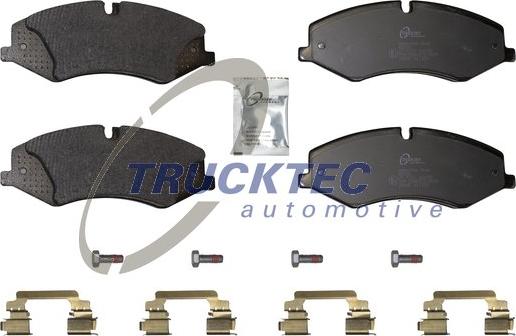 Trucktec Automotive 22.35.117 - Kit de plaquettes de frein, frein à disque cwaw.fr