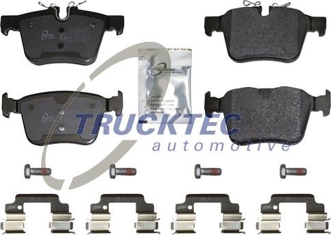 Trucktec Automotive 22.35.125 - Kit de plaquettes de frein, frein à disque cwaw.fr