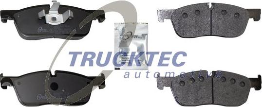 Trucktec Automotive 22.35.126 - Kit de plaquettes de frein, frein à disque cwaw.fr