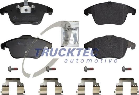 Trucktec Automotive 22.35.128 - Kit de plaquettes de frein, frein à disque cwaw.fr