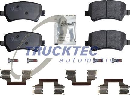 Trucktec Automotive 22.35.127 - Kit de plaquettes de frein, frein à disque cwaw.fr