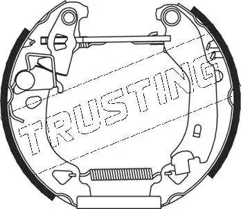 Trusting 5099 - Jeu de mâchoires de frein cwaw.fr