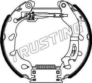 Trusting 646.0 - Jeu de mâchoires de frein cwaw.fr