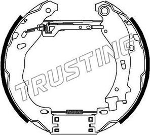 Trusting 647.0 - Jeu de mâchoires de frein cwaw.fr