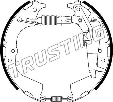 Trusting 651.0 - Jeu de mâchoires de frein cwaw.fr