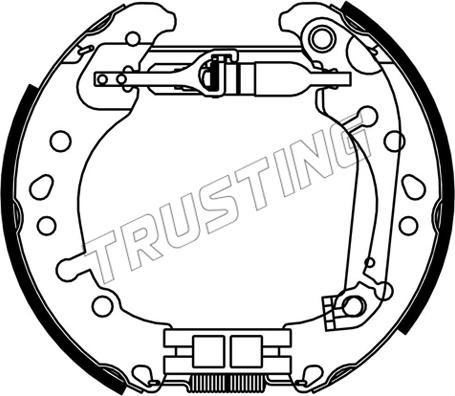 Trusting 653.0 - Jeu de mâchoires de frein cwaw.fr