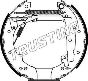 Trusting 603.0 - Jeu de mâchoires de frein cwaw.fr