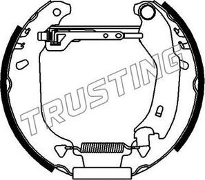 Trusting 6148 - Jeu de mâchoires de frein cwaw.fr