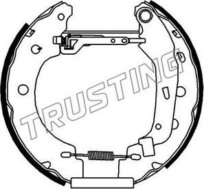 Trusting 6156 - Jeu de mâchoires de frein cwaw.fr