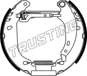 Trusting 616.0 - Jeu de mâchoires de frein cwaw.fr