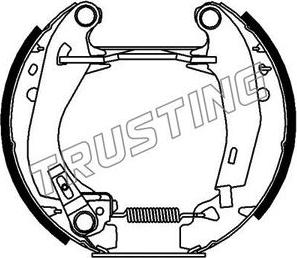 Trusting 611.0 - Jeu de mâchoires de frein cwaw.fr