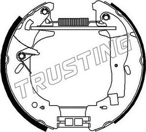 Trusting 634.0 - Jeu de mâchoires de frein cwaw.fr