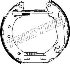 Trusting 637.0 - Jeu de mâchoires de frein cwaw.fr