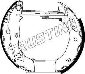 Trusting 6269 - Jeu de mâchoires de frein cwaw.fr