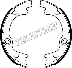 Trusting 046.221 - Jeu de mâchoires de frein, frein de stationnement cwaw.fr