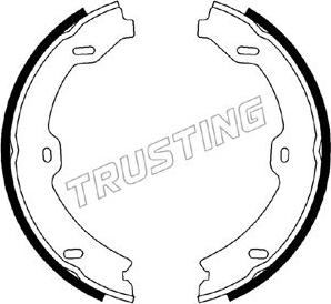 Trusting 052.134 - Jeu de mâchoires de frein, frein de stationnement cwaw.fr