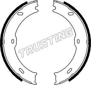 Trusting 052.133 - Jeu de mâchoires de frein, frein de stationnement cwaw.fr