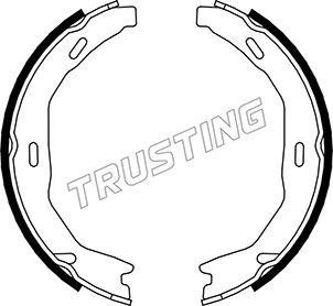 Trusting 052.132 - Jeu de mâchoires de frein, frein de stationnement cwaw.fr