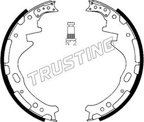 Trusting 067.174 - Jeu de mâchoires de frein cwaw.fr