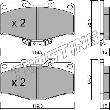 ATE 605992 - Kit de plaquettes de frein, frein à disque cwaw.fr