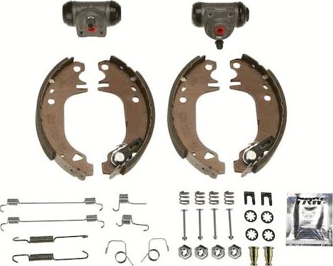 TRW BK1143 - Jeu de mâchoires de frein cwaw.fr