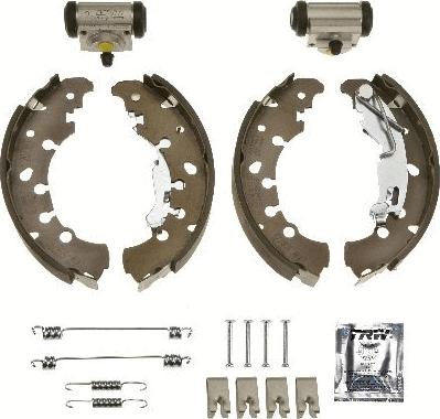 TRW BK1777 - Jeu de mâchoires de frein cwaw.fr